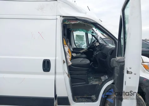 2025 Ram Promaster 2500 Tradesman High Roof 159 Wb W/Pass Seat from USA, damaged, VIN 3C6LRVDG9SE512459